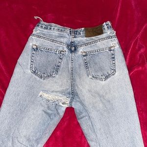 SOLD Thrashed vintage Calvin Klein jeans